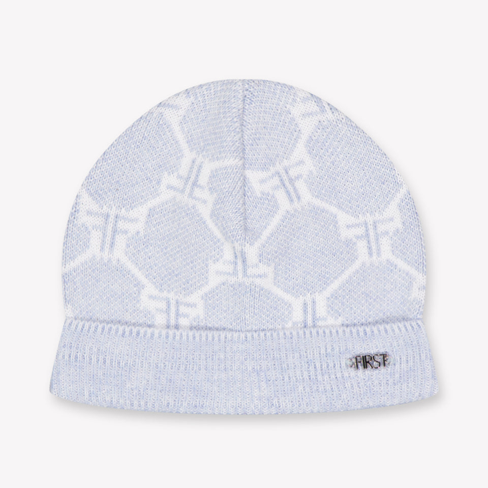 First Baby Boys Hat In Light Blue