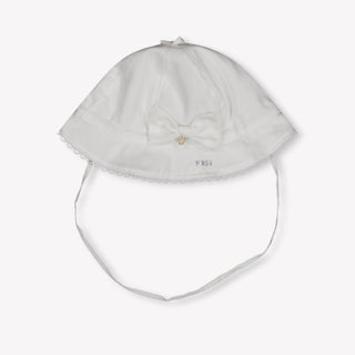 First Baby Girls Hat In White
