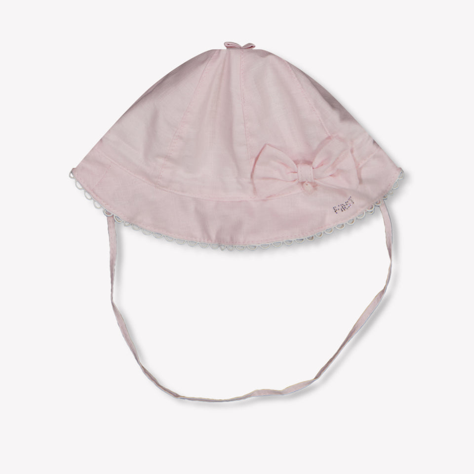 First Baby Girls Hat In Light Pink