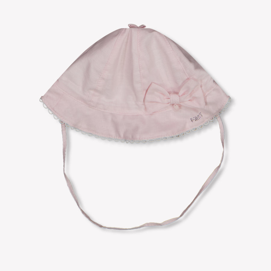 First Baby Meisjes Hoed In Licht Roze