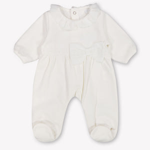 First Baby Meisjes Boxpakje In Off White