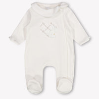 First Baby Meisjes Boxpakje In Off White