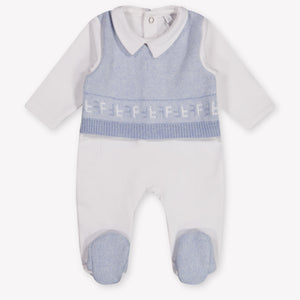 First Baby Jongens Boxpakje In Licht Blauw