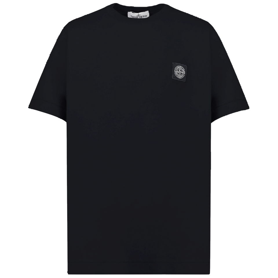 Stone Island Kinder Jongens T-Shirt Zwart 2Y