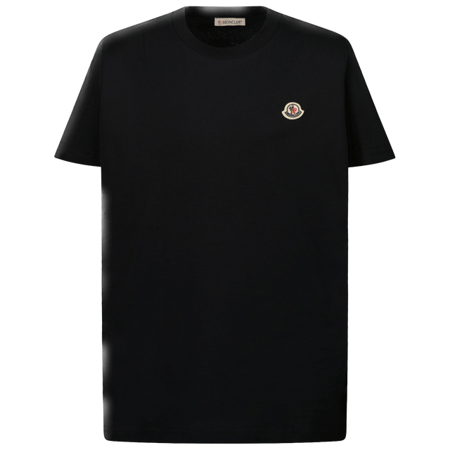 Moncler Kinder Unisex T-Shirt Zwart 4Y