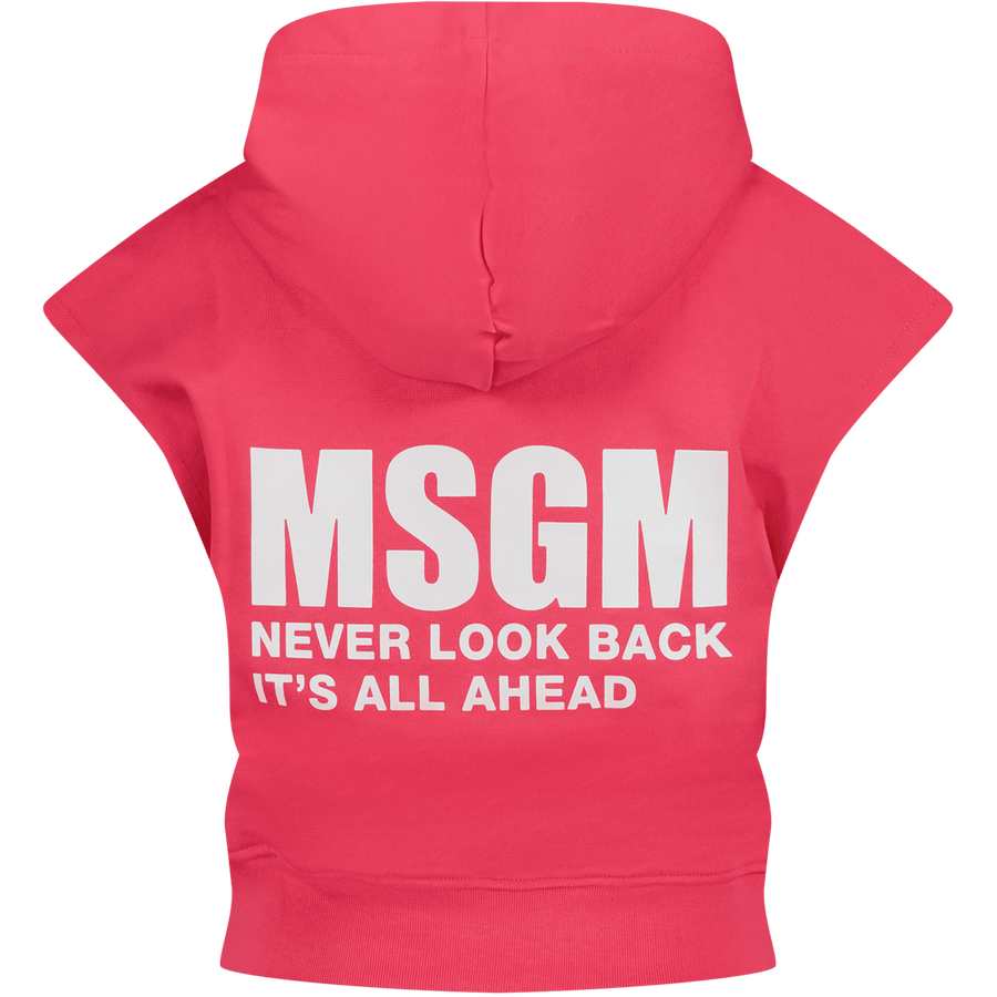 MSGM Kinder Trui Fuchsia