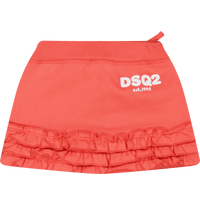 Dsquared2 Baby Meisjes Rokje Koraal