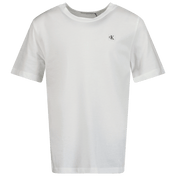 Calvin Klein Kinder Unisex T-Shirt Wit