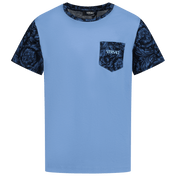 Versace Kinder Jongens T-Shirt Licht Blauw