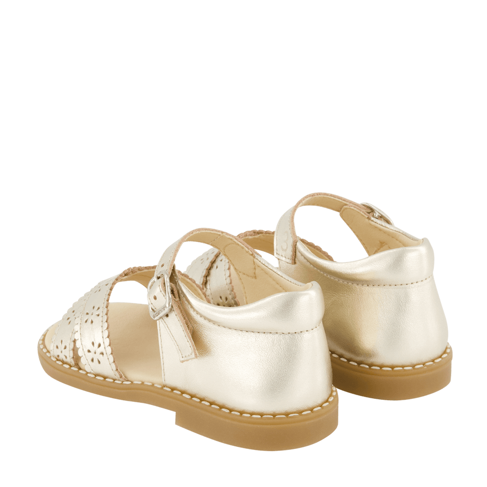 Andanines Kinder Meisjes Sandalen Goud