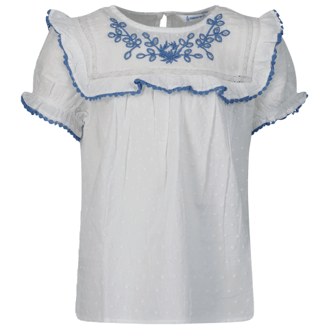 Mayoral Kinder Meisjes Blouse Wit 2Y