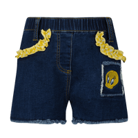 MonnaLisa Baby Meisjes Shorts Jeans 6 mnd