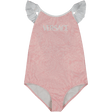 Versace Kinder Meisjes Zwemkleding Licht Roze 4Y
