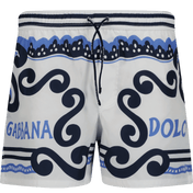Dolce & Gabbana Children's Swimwear Light Blue