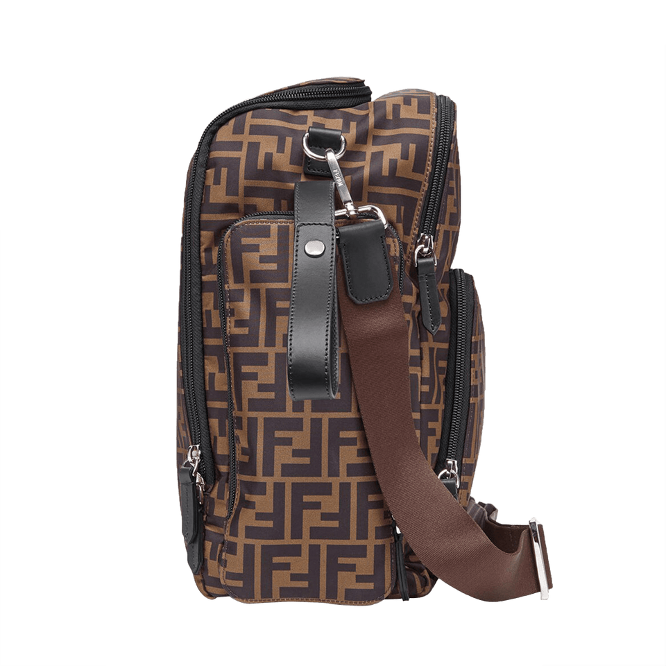 Fendi Baby Unisex Diaperbag  Brown
