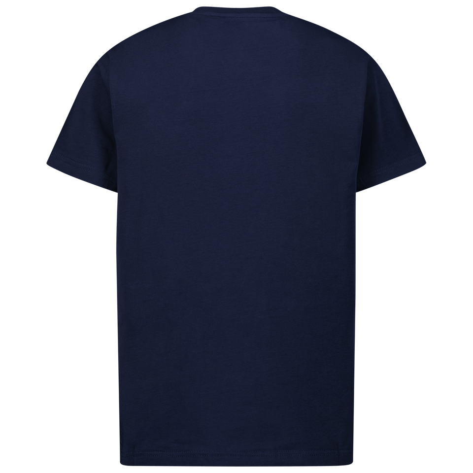 Dsquared2 Kinder Unisex T-Shirt Cobalt Blauw