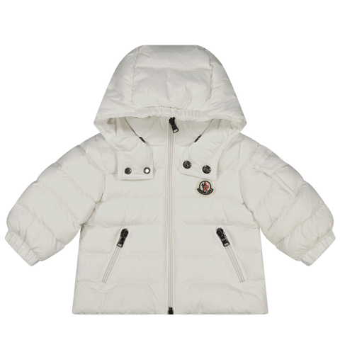 Moncler Baby Unisex Jas Wit
