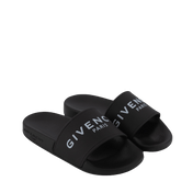 Givenchy Kids Unisex Flip-Flops Black