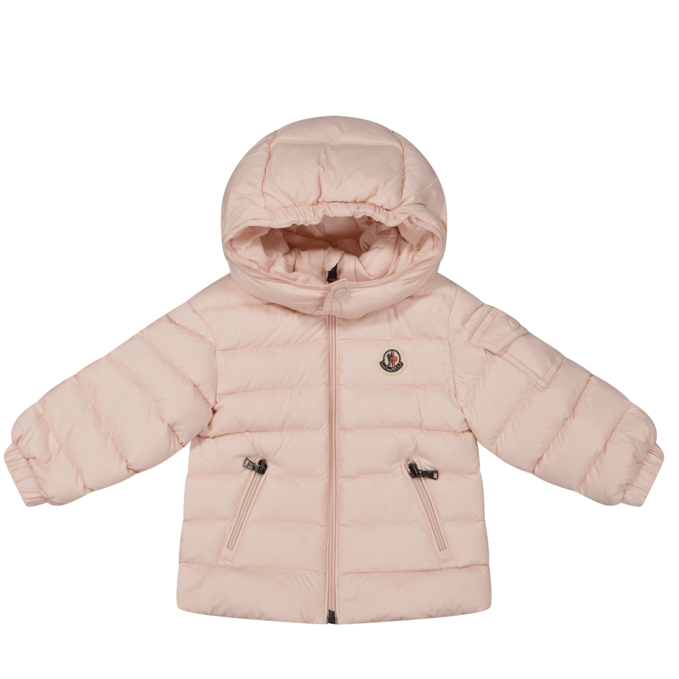 Moncler Baby Meisjes Jas Licht Roze