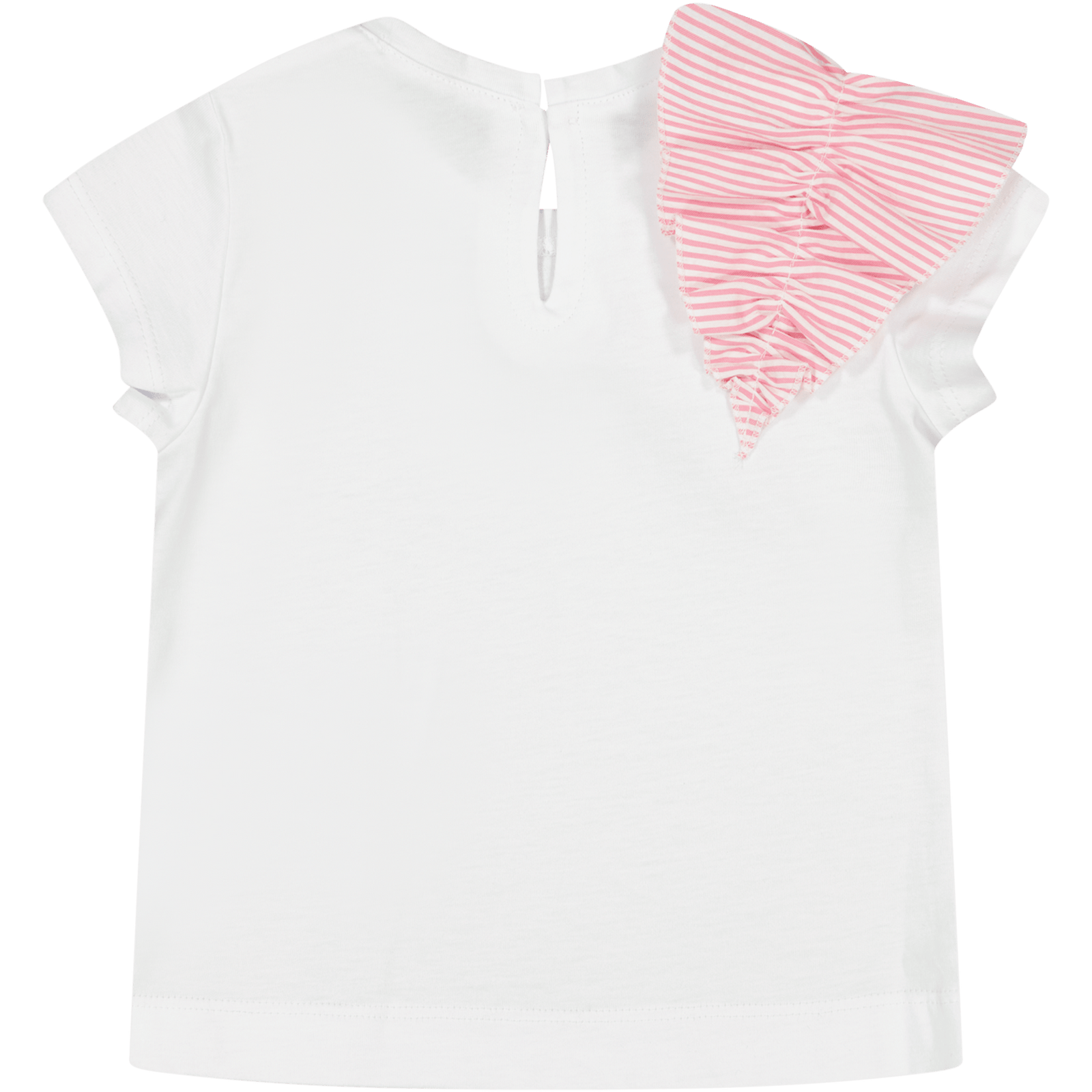 MonnaLisa Baby Meisjes T-Shirt Wit 3 mnd