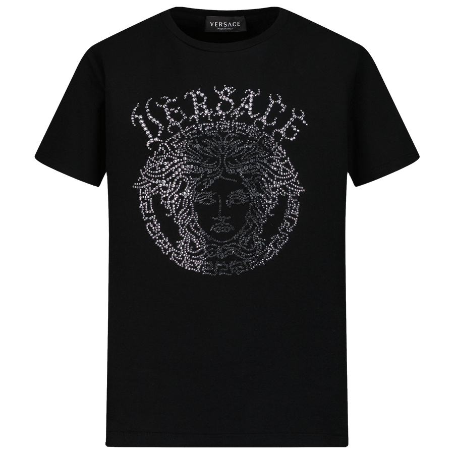 Versace Girls T-Shirt Black