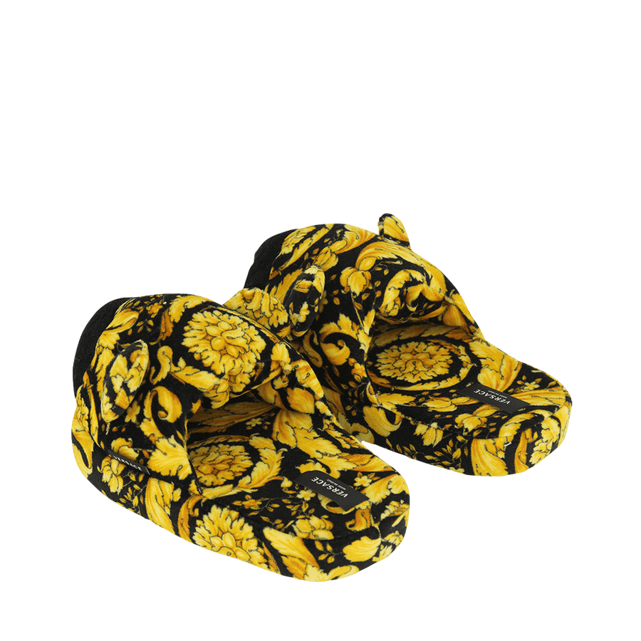 Versace Girls Slippers Gold