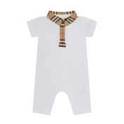Burberry Baby Unisex Bodysuit White