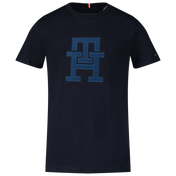 Tommy Hilfiger Kinder Unisex T-Shirt Navy