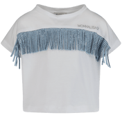 MonnaLisa Kinder Meisjes T-Shirt Wit