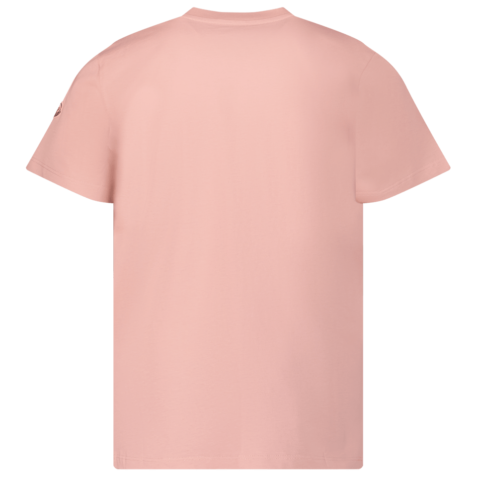 Moncler Kinder Meisjes T-Shirt Licht Roze