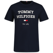Tommy Hilfiger Kinder Jongens T-Shirt Navy