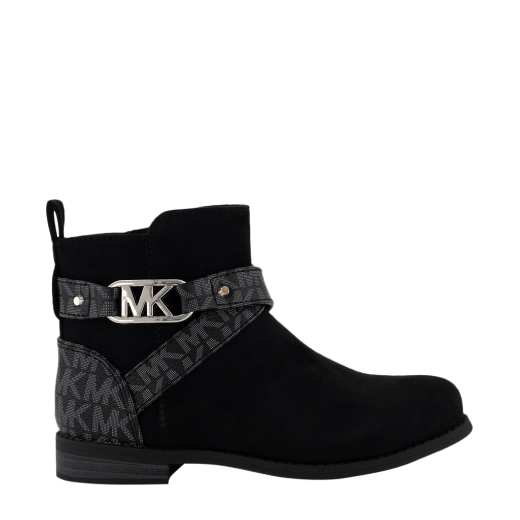 Michael Kors Kids Girls Boots Black Superstellar