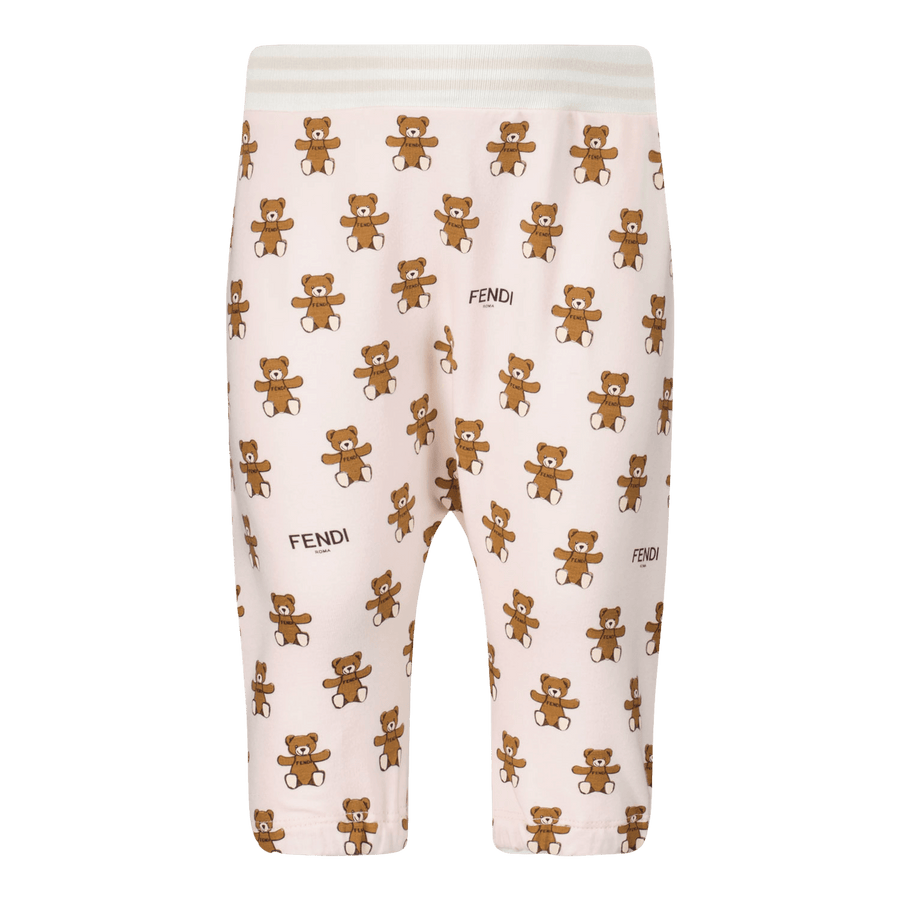 Fendi Baby Meisjes Broek Licht Roze
