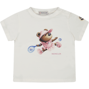 Moncler Baby Girls T-Shirt White