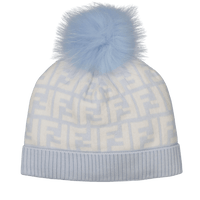 Fendi Baby Unisex Muts Licht Blauw 3 mnd