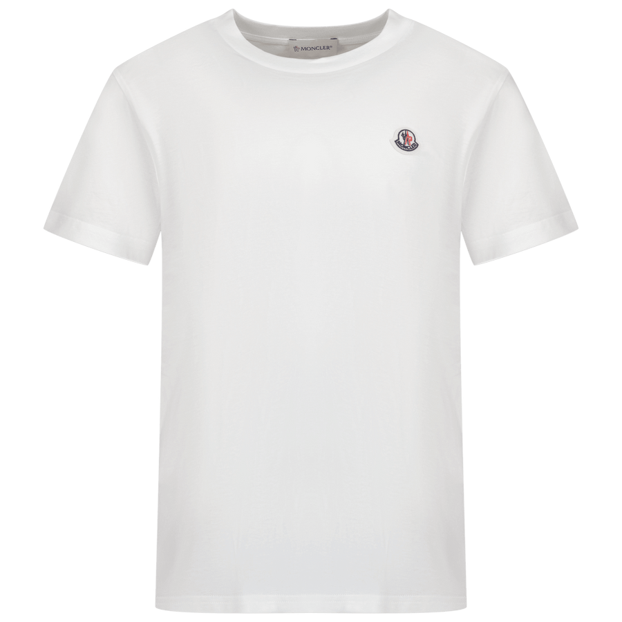 Moncler Unisex Kids T-Shirt White