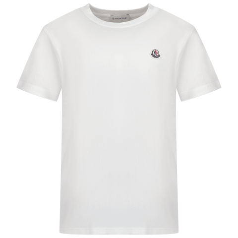 Moncler Kinder Unisex T-Shirt Wit