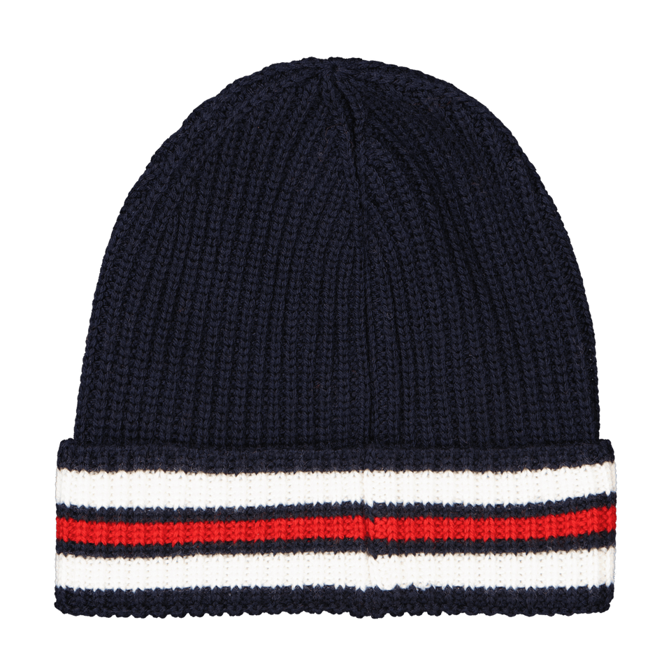 Moncler Baby Boys Bonnet Navy Superstellar