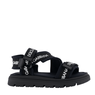 Dolce & Gabbana Kinder Unisex Sandalen Zwart 27