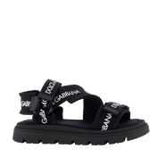 Dolce & Gabbana Kinder Unisex Sandalen Zwart