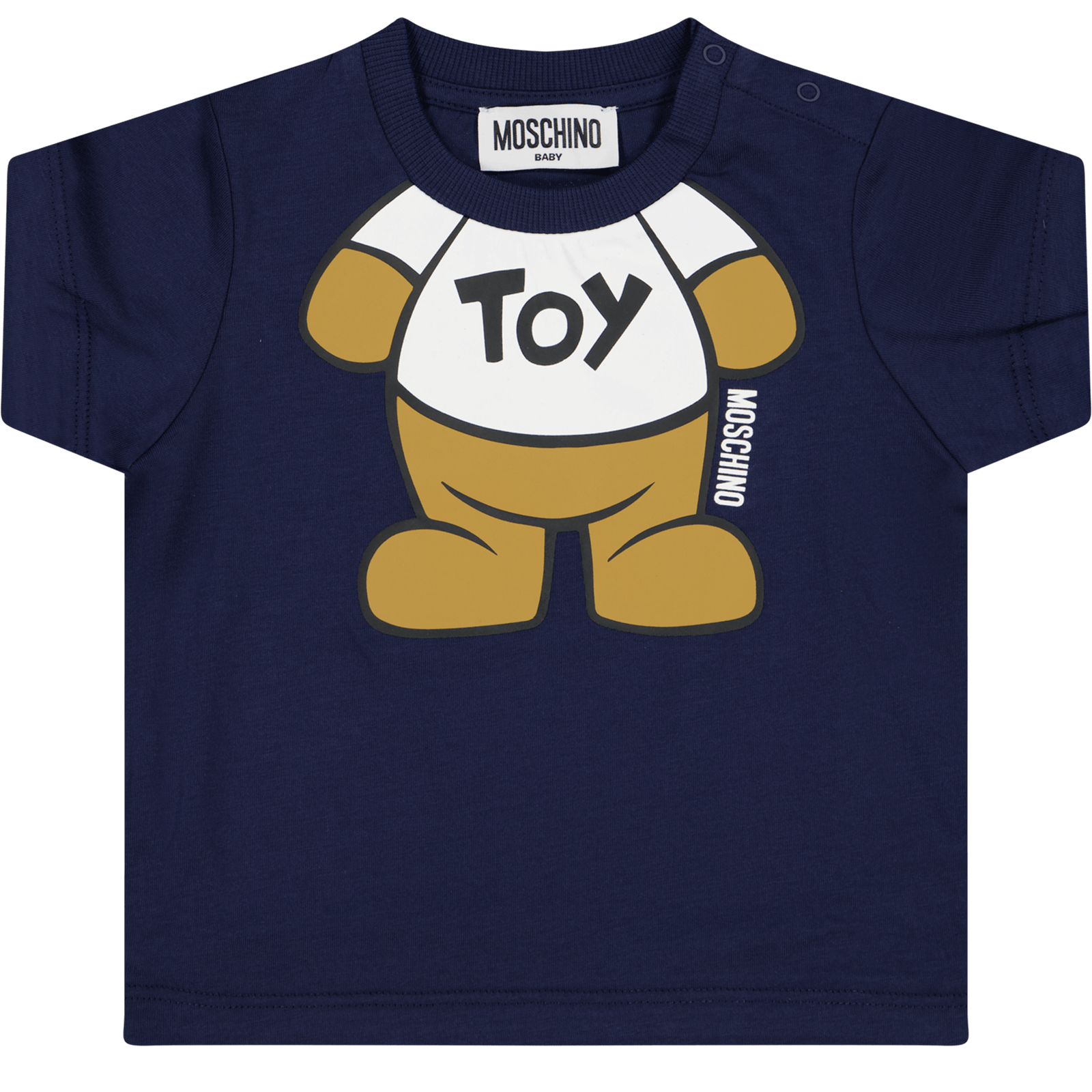 Moschino Baby Unisex T-Shirt Navy 3/6