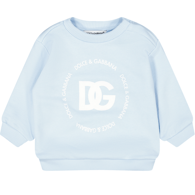 Dolce & Gabbana Baby Jongens Sweater Licht Blauw 3/6