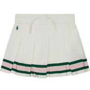 Ralph Lauren Children's Girls Skirt White