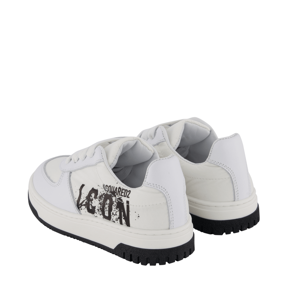 Dsquared2 Kinder Unisex Sneakers Wit