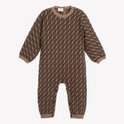 Fendi Baby Unisex Boxpakje In Bruin