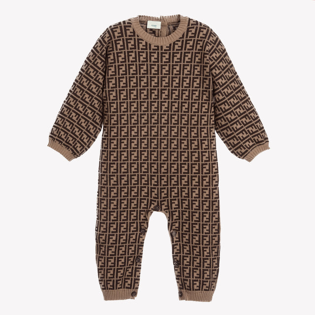 Fendi Baby Unisex Boxpakje In Bruin