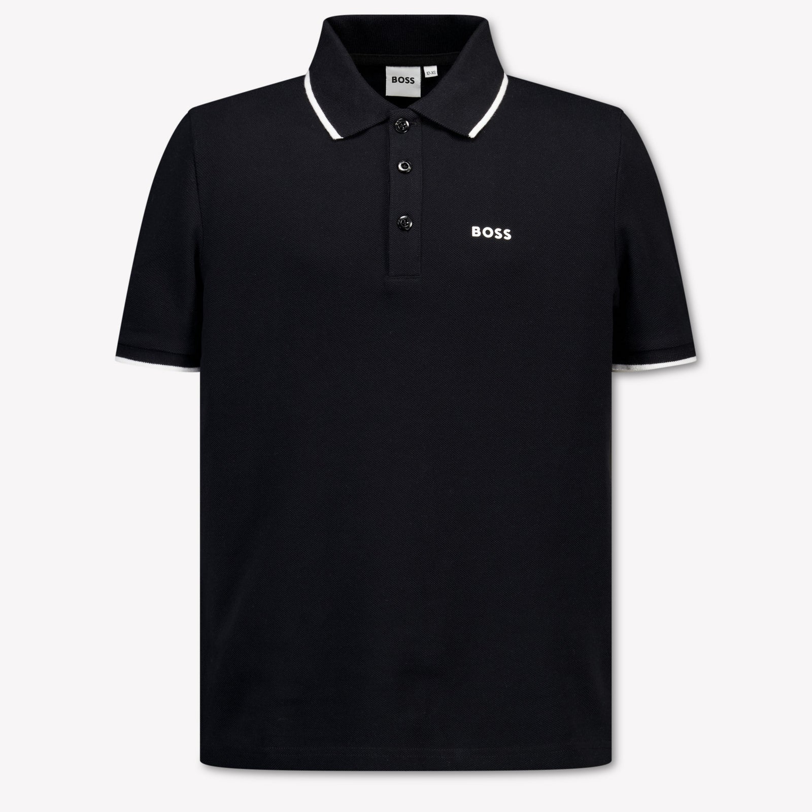 Boss Kids Boys Polo In Black
