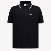 Boss Kids Boys Polo In Black