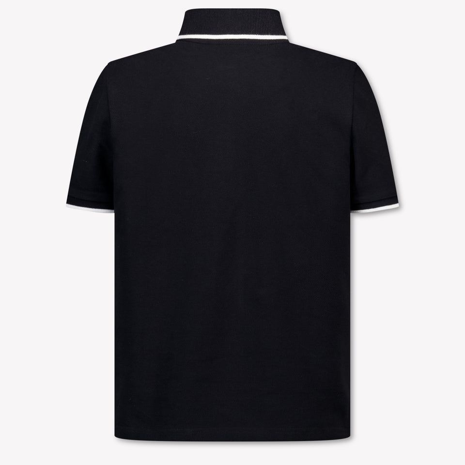 Boss Kids Boys Polo In Black