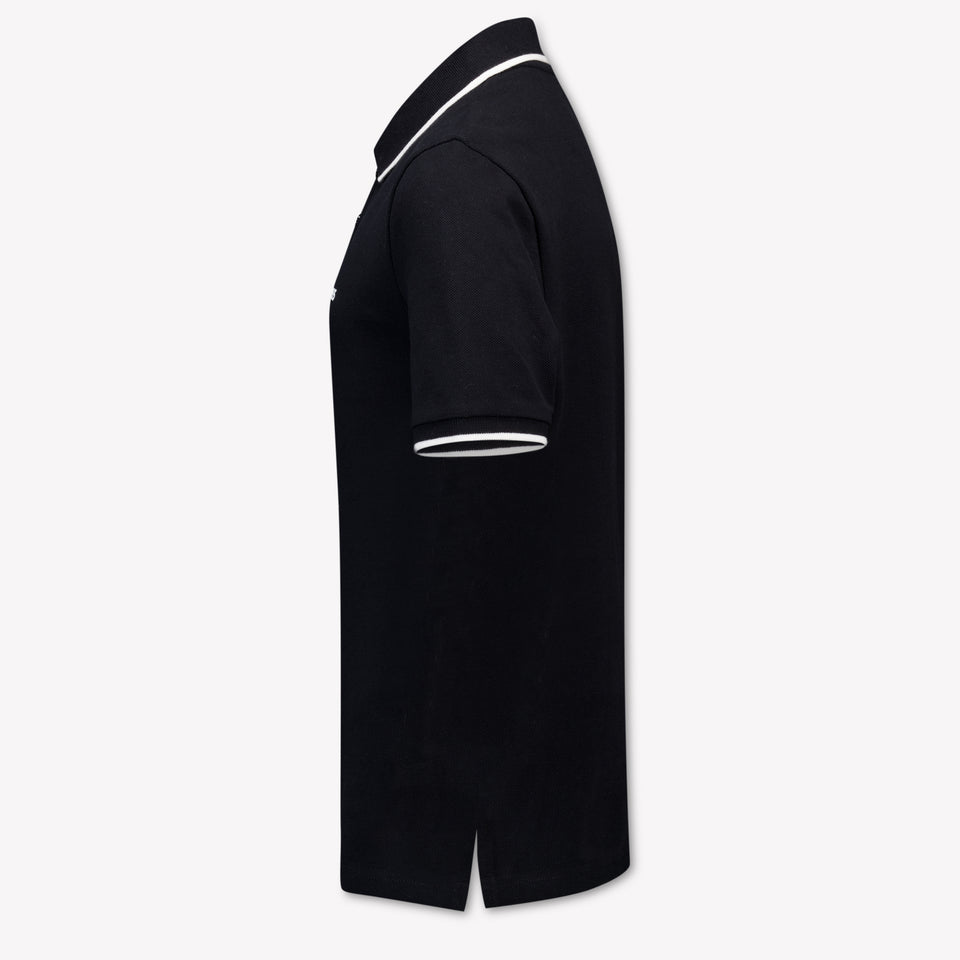 Boss Kids Boys Polo In Black